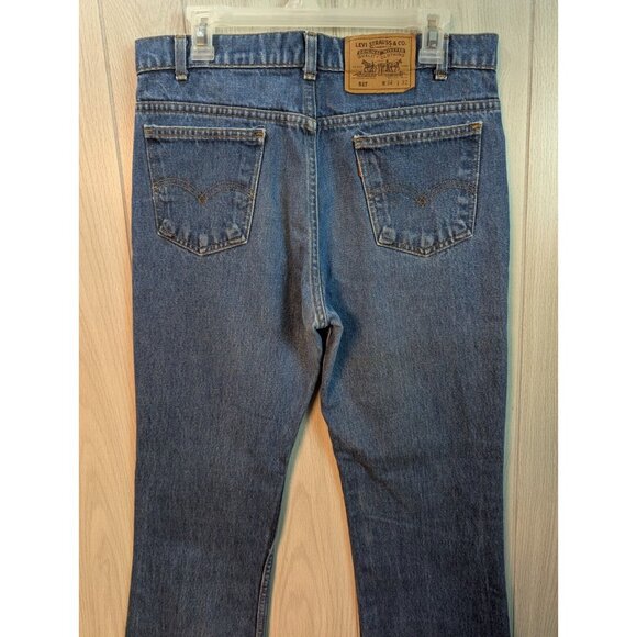 Vintage Levis Orange Tab 517 Jeans Men’s Bootcut Size 34x32 USA Made - Picture 5 of 11